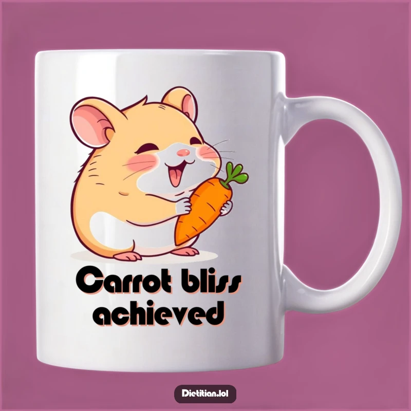 Funny Hamster Carrot Mug: A Delightful Gift for Hamster Lovers