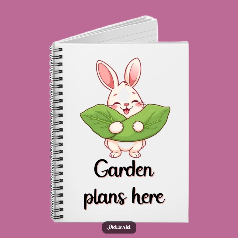Funny Rabbit Greens Lover Notebook: Jot Down Your Healthy Ideas