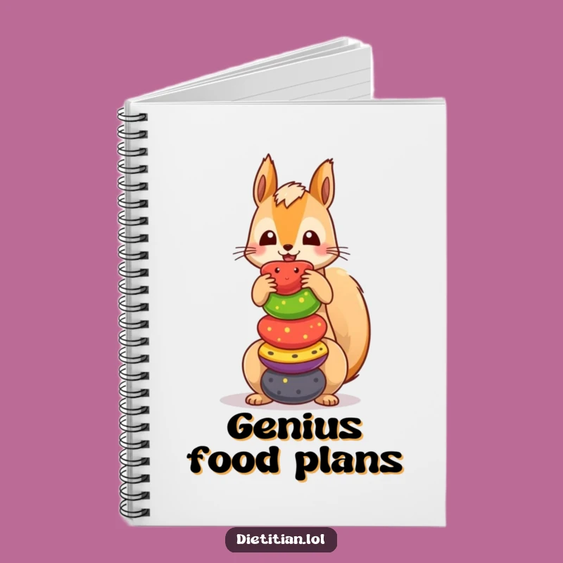 Funny Squirrel Fruit Journal: Jot Down Ideas with a Hilarious Twist