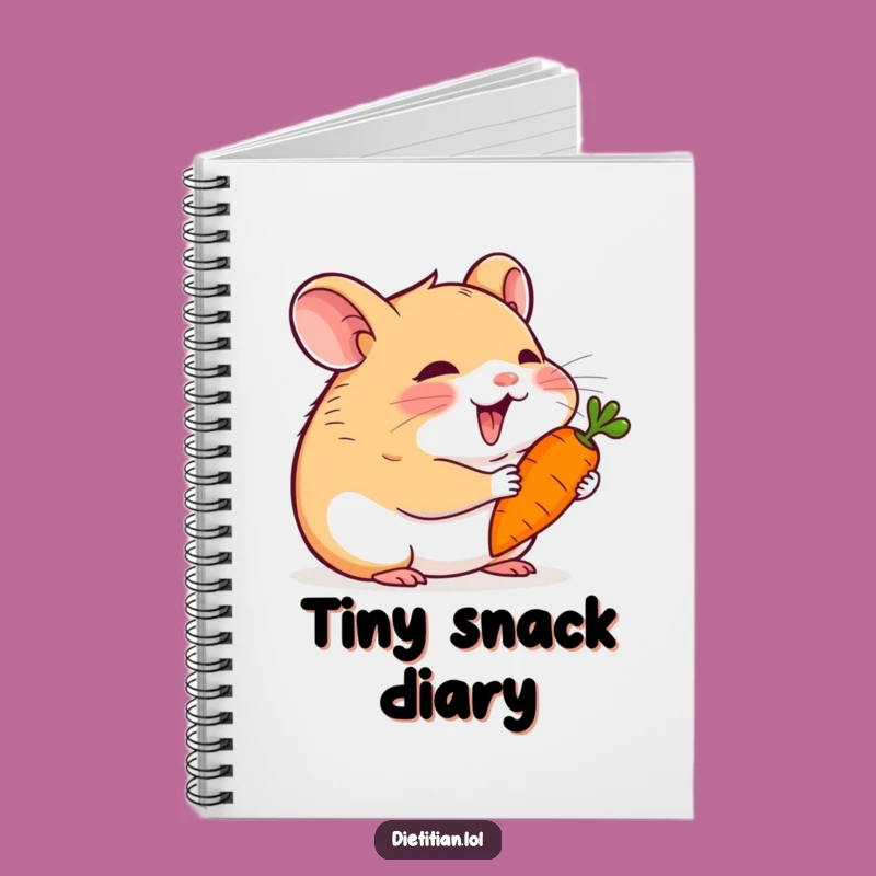 Funny Hamster Carrot Journal: Record Your Happy Moments with Flair